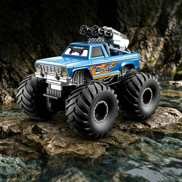 JJR/C Q245 Pro Crusher Amphibious 4WD Remote Control Car with Water Cannon Function