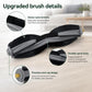 Main brush with black nylon bristles and gray spiral roller frame