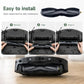 Main brush roller replacement with snap-in design, black frame and bristle rollers