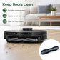 Robotic vacuum base with main brush roller and bristle cleaning head