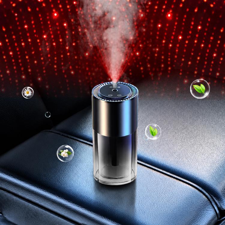 JK-577-2 Water Cup-Style Smart Car Aroma Diffuser with Starry Sky Projection
