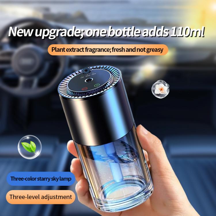 JK-577-2 Water Cup-Style Smart Car Aroma Diffuser with Starry Sky Projection