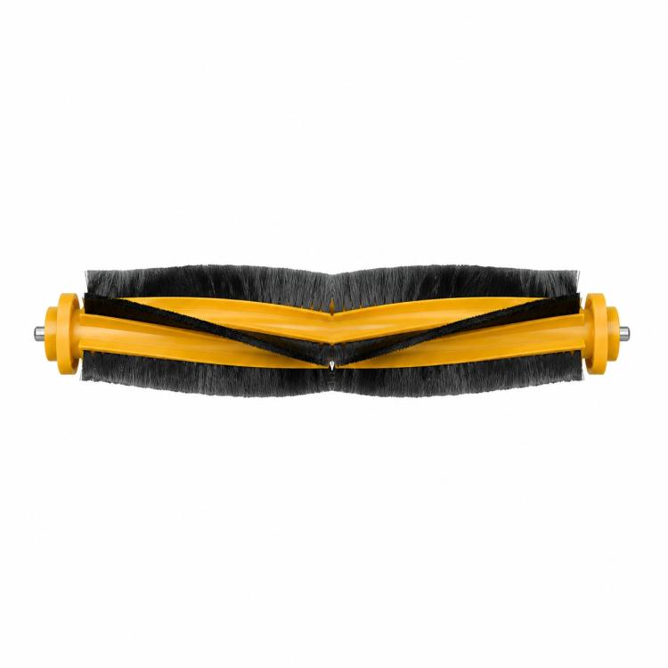 Replacement dual side brush set, black bristles with yellow hubs