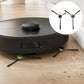 Dual side brushes for robot vacuum, black bristles with green tips