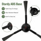 Robot vacuum dual side brush with sturdy ABS base and black bristle strips