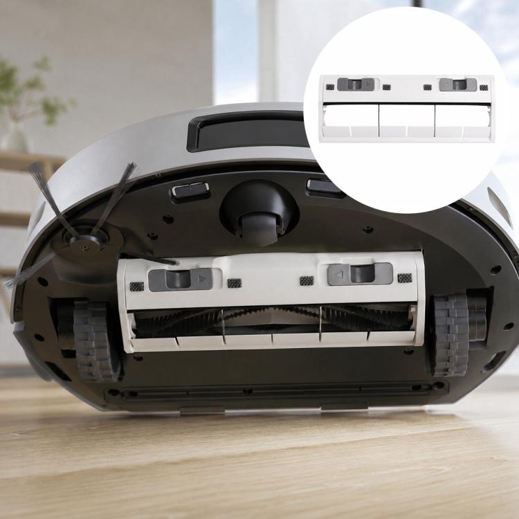 Main brush cover for robot vacuum base