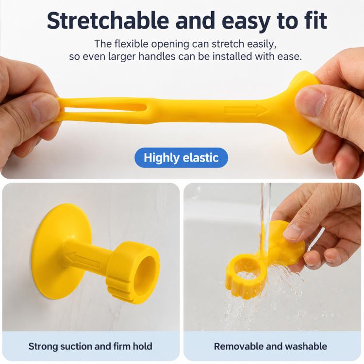 Suction Cup Door Handle Silent Anti-collision Protective Pad