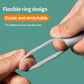 Flexible grey silicone ring design for a suction cup door handle bumper pad