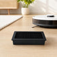 Robot vacuum main brush replacement with black bristle rows in rectangular base