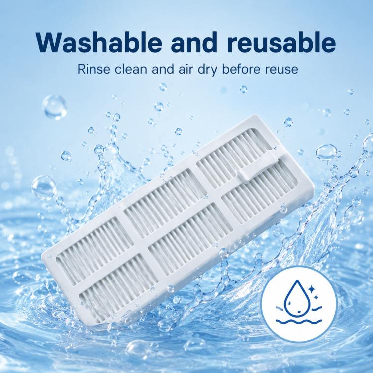 For Narwal J3 Robot Vacuum Cleaner Replacement Parts, Dual Filter