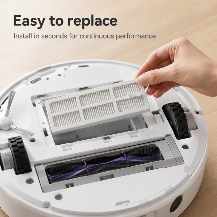 For Narwal J3 Robot Vacuum Cleaner Replacement Parts, Dual Filter