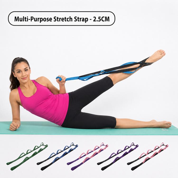 2.1m Yoga Resistance Band Non-Elastic Knitted Multifunctional Stretching Band
