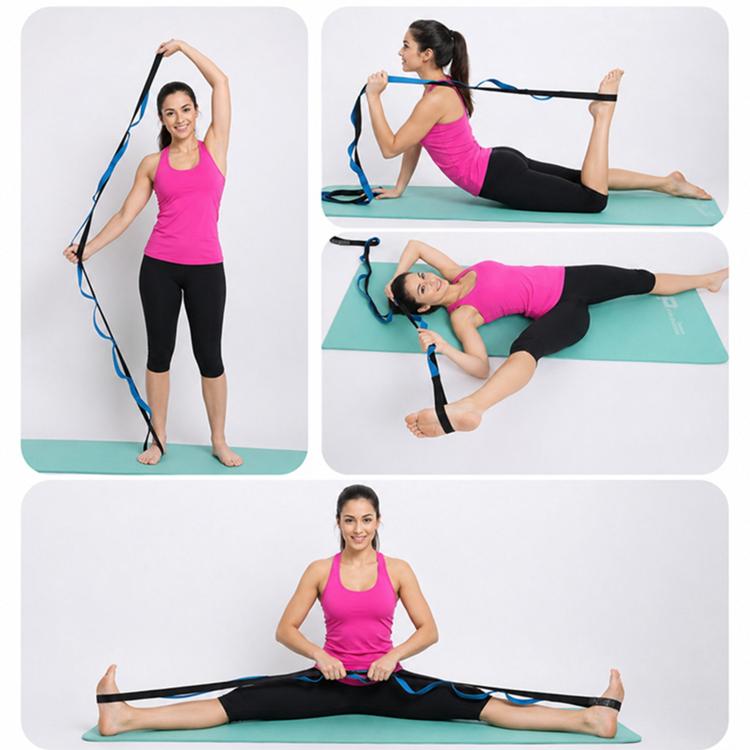 2.1m Yoga Resistance Band Non-Elastic Knitted Multifunctional Stretching Band