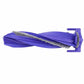 Purple main brush roller assembly with gray bristles and end caps