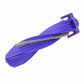 Purple main brush roller with gray bristles and mounting clip