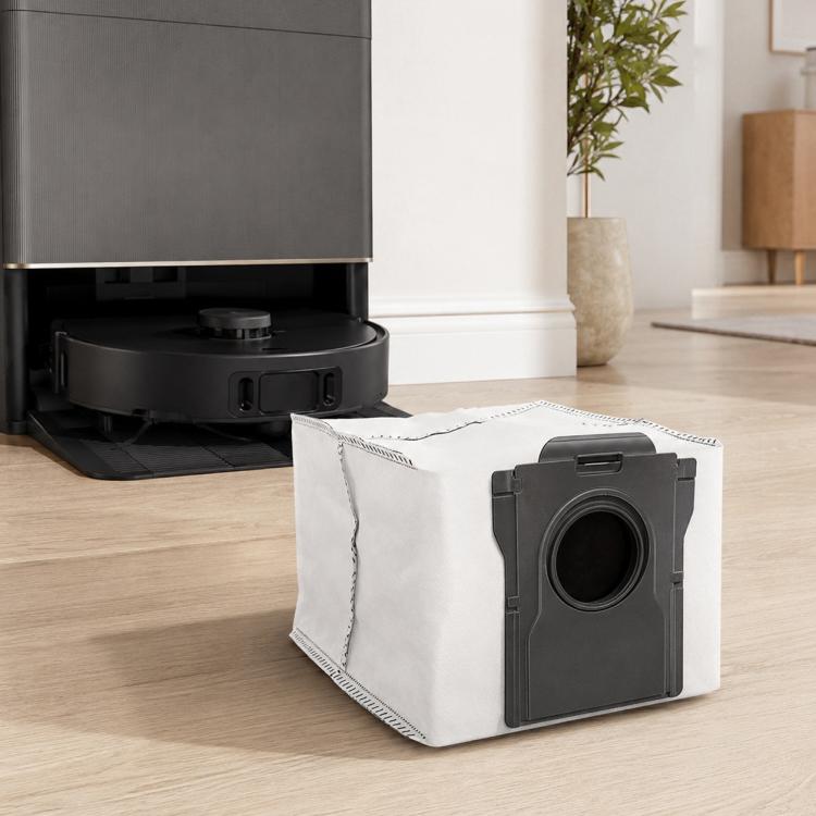 Rectangular activated carbon dust bag with black intake port