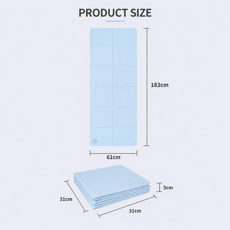 4mm Thick Non-slip Fitness Pad Foldable Yoga Mat