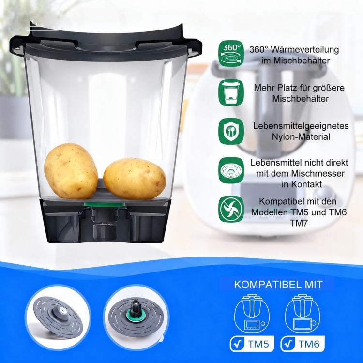 For Thermomix TM5 / TM6 / TM7 Food Processor Bottom Mixing Turntable Replacement Part, Bottom Mixing Turntable