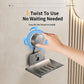 No Drilling Wall Mounted Suction Cup Soap Holder Drainable Metal Storage Tray, Single Pack, 2pcs Pack, 3pcs Pack
