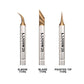 3-piece soldering tip set: elbow, blade, and pointed tip, gold heads with silver barrels