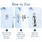 Clothes Silicone Magnetic Glasses Holder