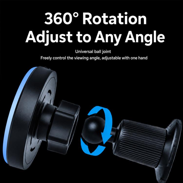 360-degree rotating car air vent magnetic phone charger with adjustable ball joint