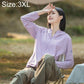 Lightweight sun protection women’s jacket, lilac, full-zip front and stand collar