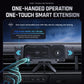 X01 2 In 1 Car Dual Coil 15W Wireless Charger Rotating Navigation Bracket, Bracket + Air Vent Base, Bracket + Dashboard Base, Bracket + Air Vent Base + Dashboard Base