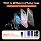 A03 Car Single Coil 15W Wireless Charger Rotating Navigation Bracket, A03 (Black)
