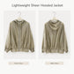 Lightweight Hooded Sun Protection Women Coat, Free Size