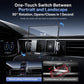 Y10 Car Adjustable Coil 15W Wireless Charger Rotating Navigation Bracket, Y10 (Black), Y10 (Silver)