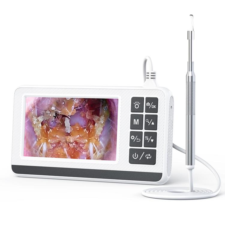 P60 4.3 inch IPS HD Screen Smart Visual Otoscope Ear Pick