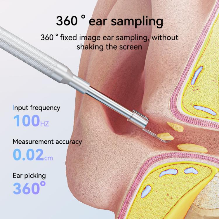 P60 4.3 inch IPS HD Screen Smart Visual Otoscope Ear Pick