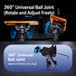 360° adjustable ball joint magnetic wireless car phone holder for air vents