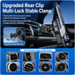Magnetic cooling wireless car charger holder with vent clip and phone clamp