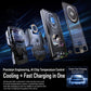A8 Cooling Wireless Charger Car Air Outlet Holder With Digital display screen