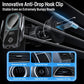 Car air vent magnetic wireless charger with anti-drop hook clip for vehicle vents