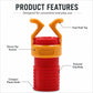 4pcs Screw Plastic Fixing Holder Clamp