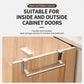 2pcs / Set 23.8cm Drill-Free Stainless Steel Towel Rack