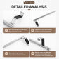2pcs / Set 23.8cm Drill-Free Stainless Steel Towel Rack
