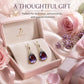 Zircon Teardrop Dangle Earrings for Women