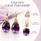 Zircon Teardrop Dangle Earrings for Women