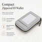 Accordion Multi-card Slot PU Leather Zipper Card Bag