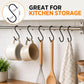 10pcs 8.8cm Iron S-Shaped Storage Hook