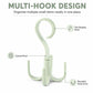 Multifunctional Rotatable Wardrobe Four Claws Storage Hook