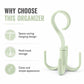 Multifunctional Rotatable Wardrobe Four Claws Storage Hook