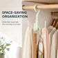 Multifunctional Rotatable Wardrobe Four Claws Storage Hook