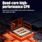 Handheld console electronics graphic with CPU chip design