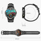 KT92 1.7-inch TFT Display 3ATM Smart Watch with Roller Control & 1000mAh Battery