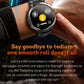 KT92 1.7-inch TFT Display 3ATM Smart Watch with Roller Control & 1000mAh Battery